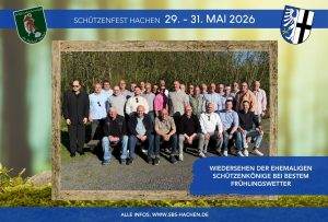Mehr über den Artikel erfahren Wiedersehen der ehemaligen Schützenkönige bei bestem Frühlingswetter